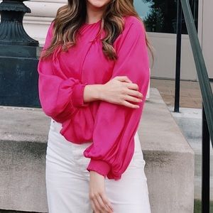 Zara pink cropped top